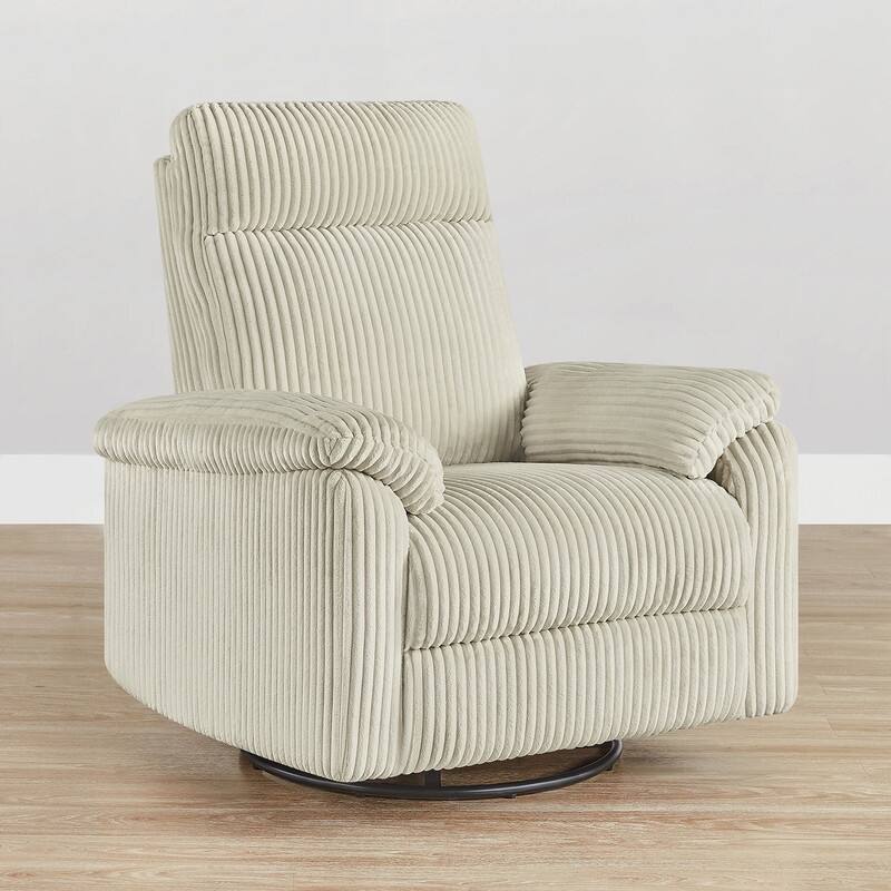 Spruce & Spring Manual Swivel Glider Recliner for Nursery
