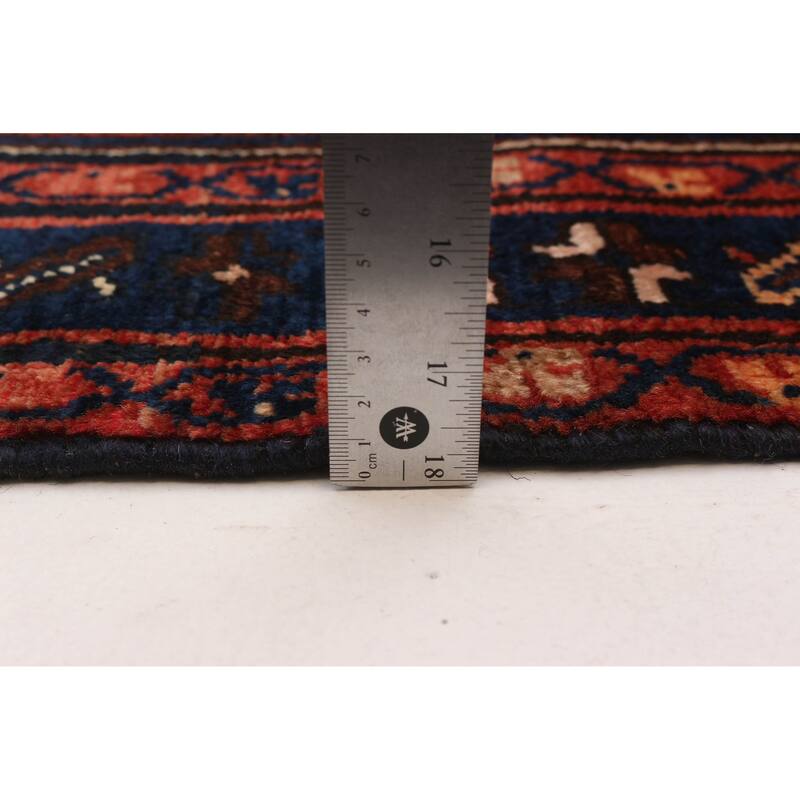 ECARPETGALLERY Hand-knotted Andelz Red Wool Rug - 3'5 x 5'5