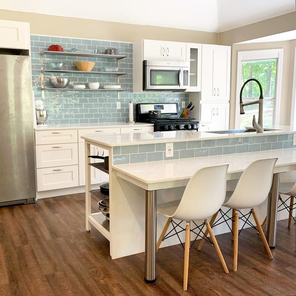 Merola Tile Chester Acqua 3 in. x 6 in. Ceramic Wall Subway Tile (6.02 sq. ft. / Case) Merola Tile Chester Acqua 3 in. x 6 in. Ceramic Wall Subway Tile (6.02 sq. ft. / Case)