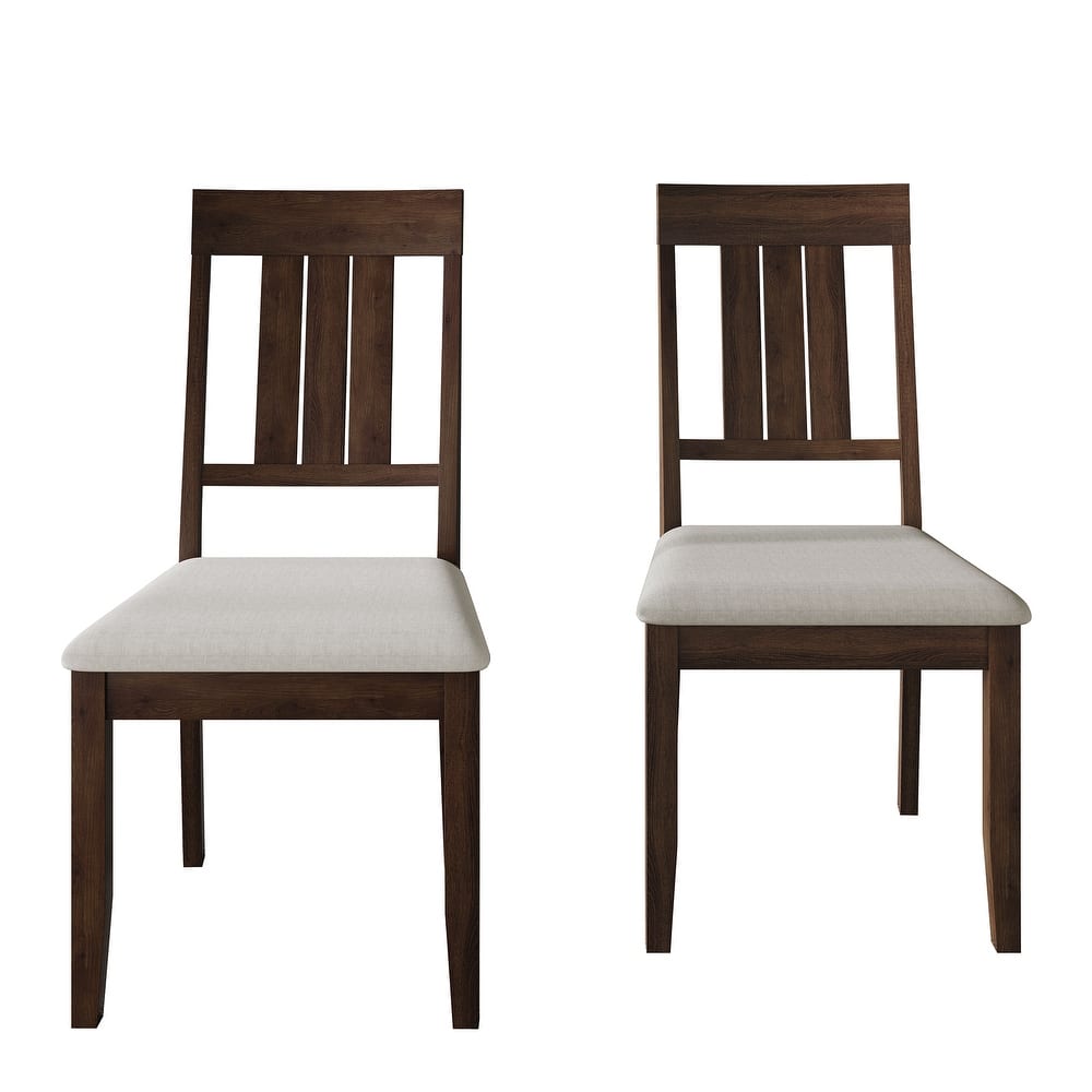 CraftPorch Classic Wooden Dining Chairs (Set of 2)