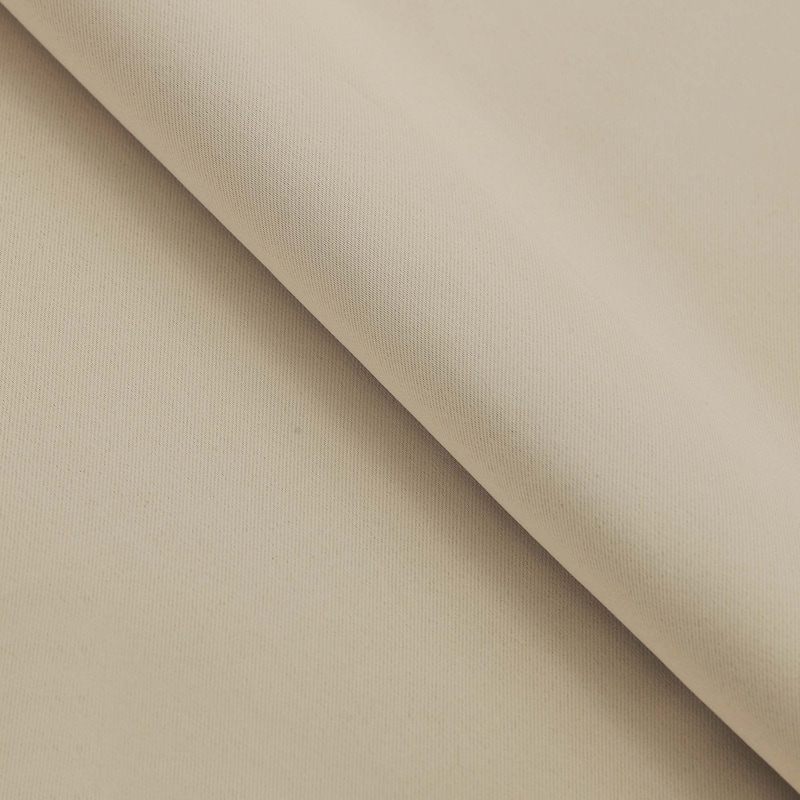 Superior Solid Machine Washable Room Darkening Blackout Curtains with Back Tabs, Set of 2