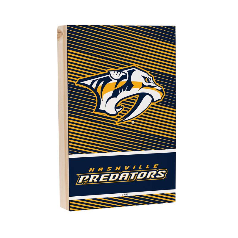 Nashville Predators Wooden Tabletop Mantel Shelf Sign
