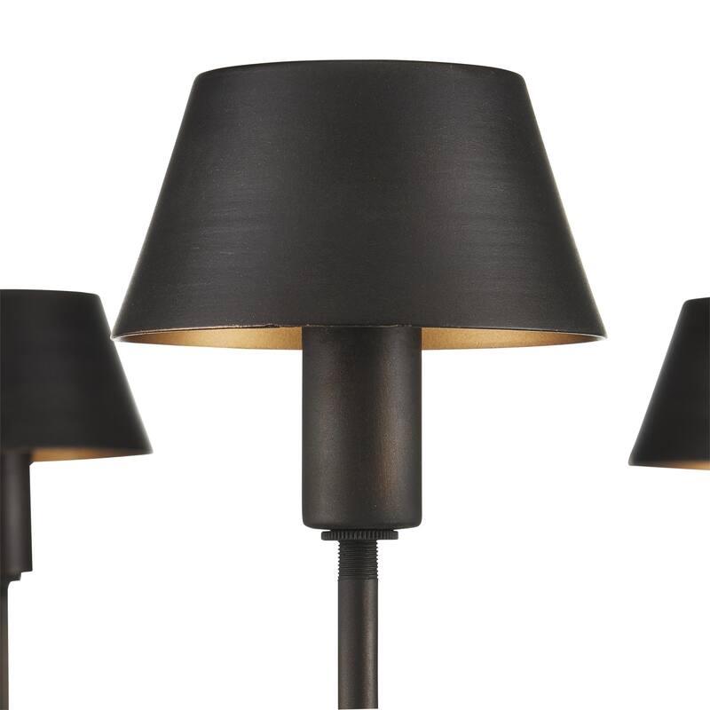 Currey & Company Coterie Bronze Chandelier - 22"h x 36"dia