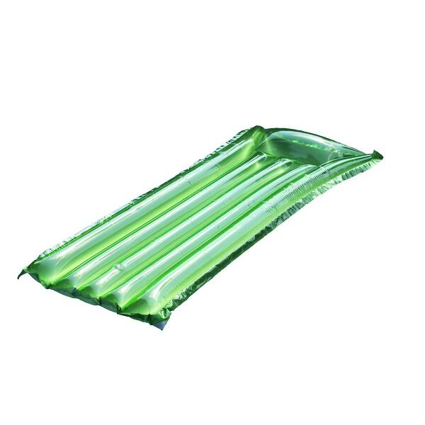 72 Inflatable Green Water Sports And Reflective Suntanner Pool Air Mattress N A