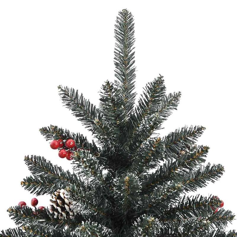 vidaXL Artificial Christmas Tree White 59.1" PVC