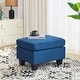 preview thumbnail 4 of 47, Rosella Fabric Ottoman by Christopher Knight Home
