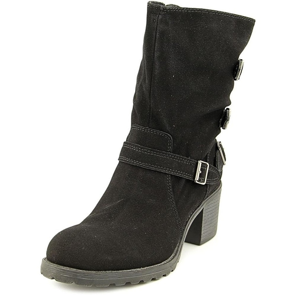 American Rag Womens Vance Suede Closed Toe Mid-Calf Combat Boots
