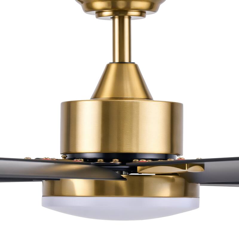 CO-Z 72" 6 - Blade Aluminum LED Ceiling Fan with Dimmable Light and Remote for Great Room