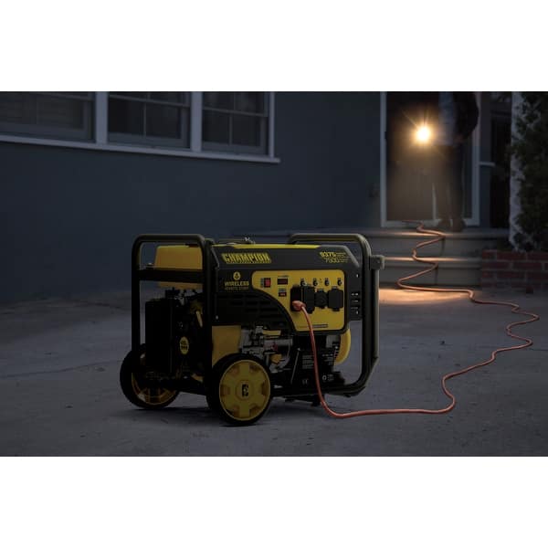 Champion 9375 7500 Watt Portable Generator With Wireless Remote Start 7500 Watt Overstock 32255581