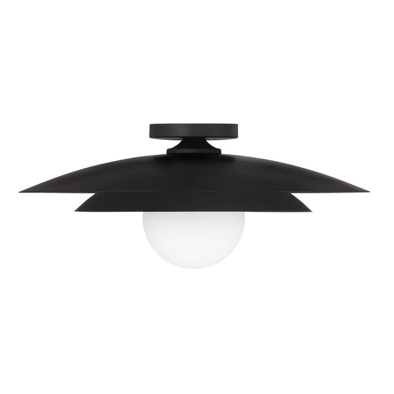 Sherrer 1-Light Ceiling Light - Matte Black