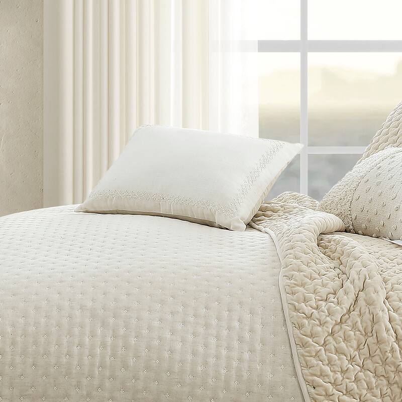 DKNY PURE Border Embroidery Decorative Pillow