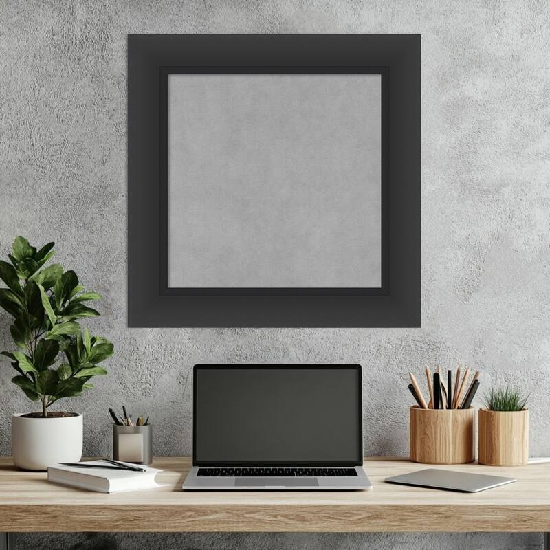 Amanti Art Sloped Black Framed