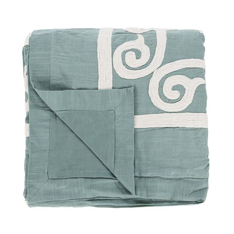 Villa by Classic Home Kent 100% Cotton Embroidered Duvet