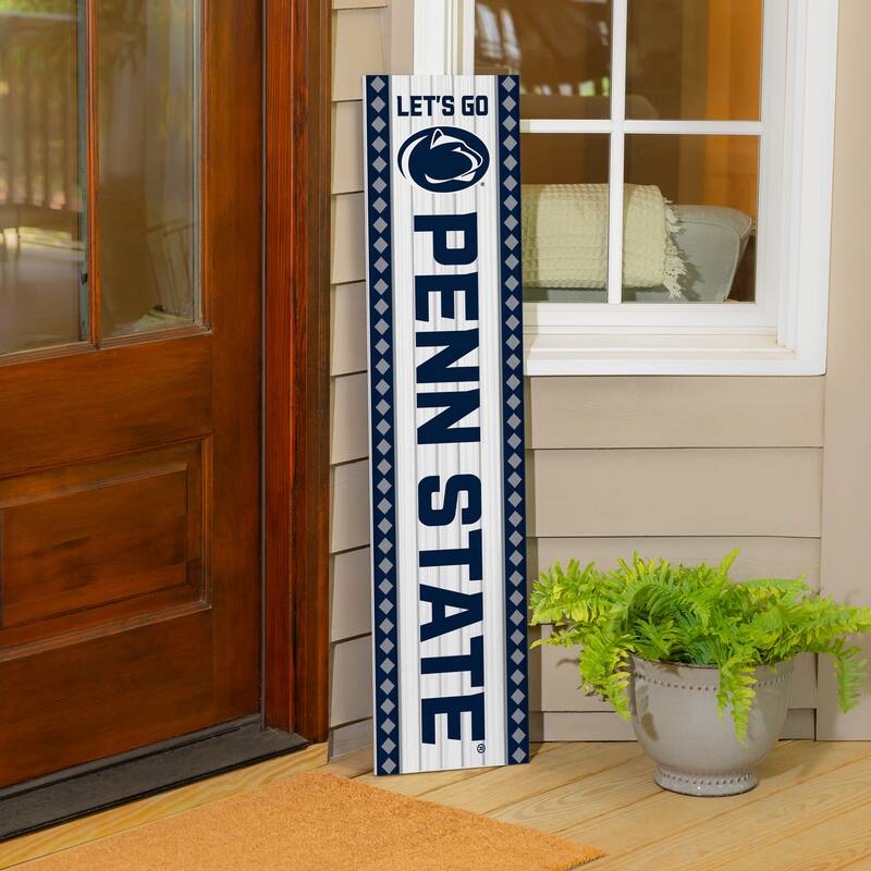 47" Double Sided Seasonal Porch Leaner, Penn State - 47" x 11.25"