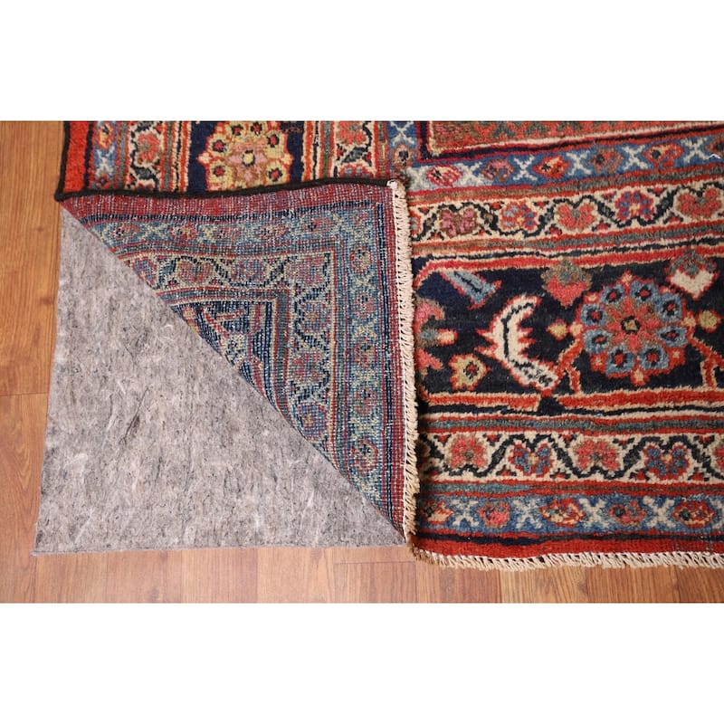 Pre-1900 Antique Sultanabad Large Rug Hand-Knotted Wool Carpet - 10'5"x 13'11"