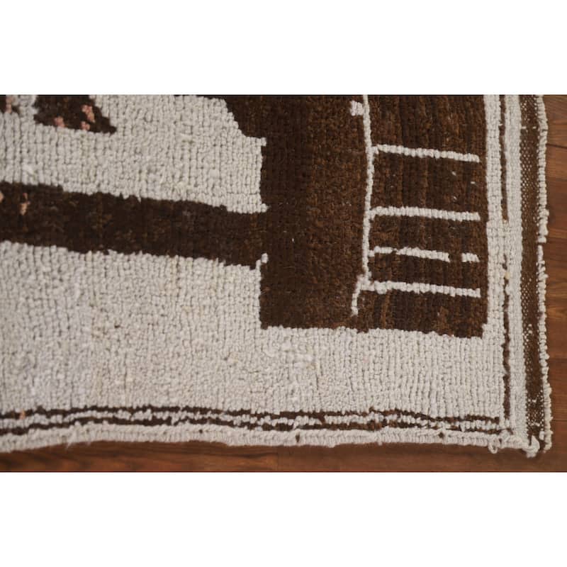 Anatolian Oriental Runner Rug Hand-knotted Wool Carpet - 3'0"x 9'2"
