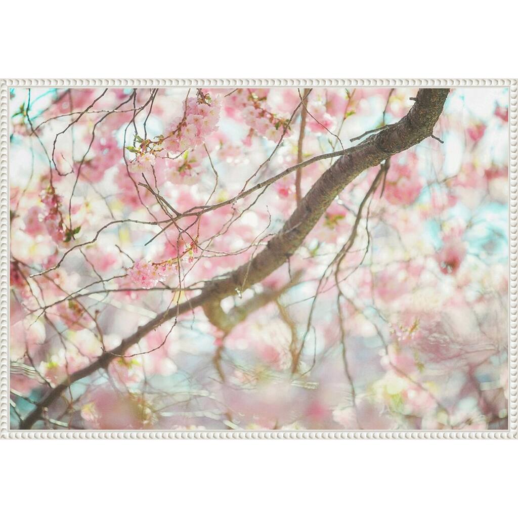 Branch Blossoms by Carrie Ann Grippo-pike Framed Canvas Wall Art Print