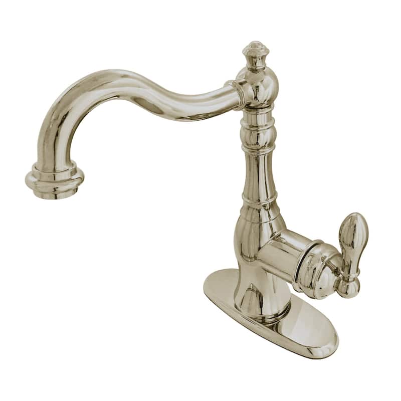 Kingston Brass American Classic 1.2 GPM Centerset Bathroom Faucet with - Brushed Nickel