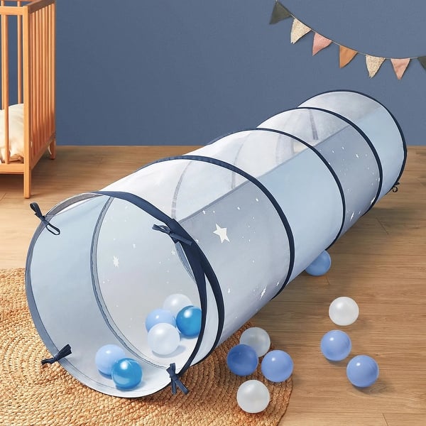 slide 2 of 7, Tiny Land® Adventure Play Tunnel - Blue Blue