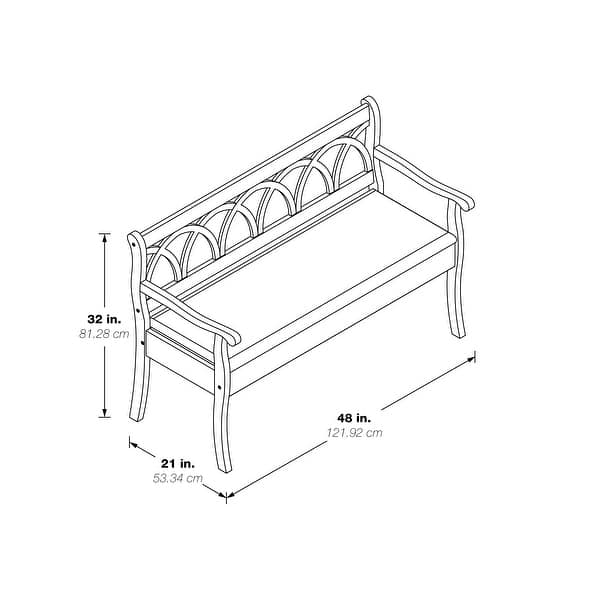 Copper Grove Louisdale Storage Bench