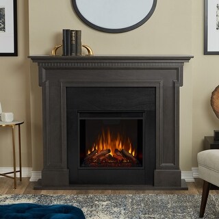 Top Product Reviews For Thayer Electric Fireplace Grey By Real