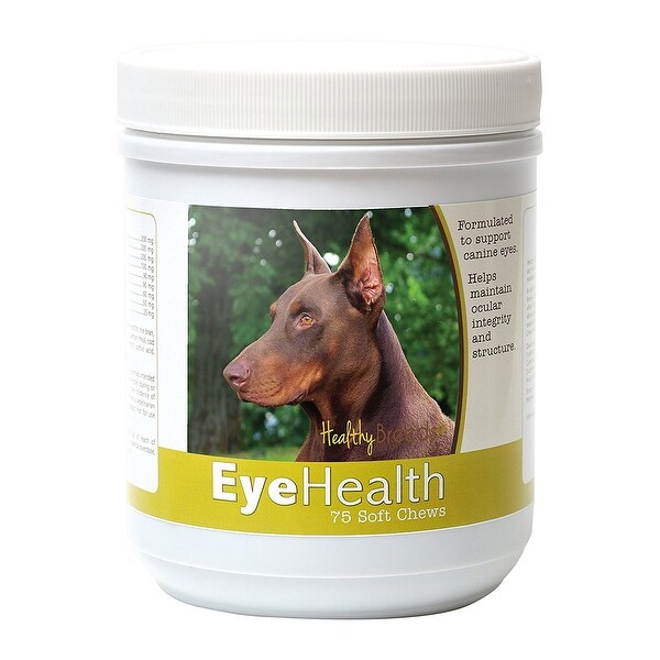 Healthy Breeds Doberman Pinscher Dog Eye Care Support Soft Chews 75 Count