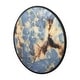preview thumbnail 2 of 3, Elk Home Hargrove Blue Finish Metal 35 Inch Wide Tray
