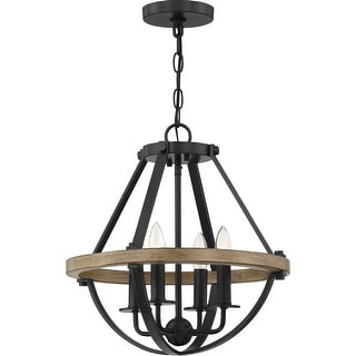 Bartlett 4-Light Pendant in Earth Black