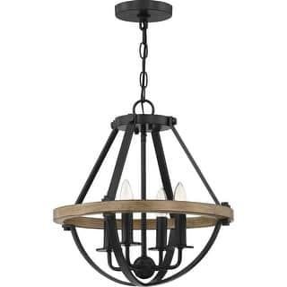 Bartlett 4-Light Pendant in Earth Black