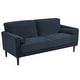 preview thumbnail 54 of 77, 62.5'' W Corduroy Couch Upholstered Square Arm Sofa