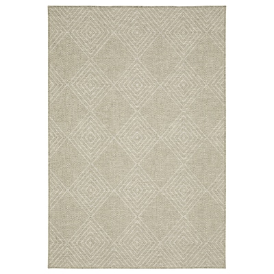 Vista Home Tangelo Diamond Beige/ Beige Ultimate Performance Area Rug.