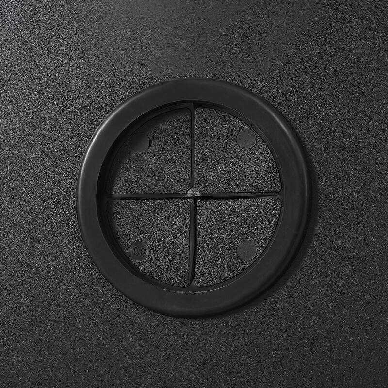 34" Outdoor Grill Cart with Stainless Steel Top, Drop Leaf & Pizza Oven Table