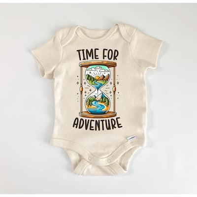Time For Adventure - Baby Boy Girl Clothes Infant Bodysuit Funny Cute Newborn