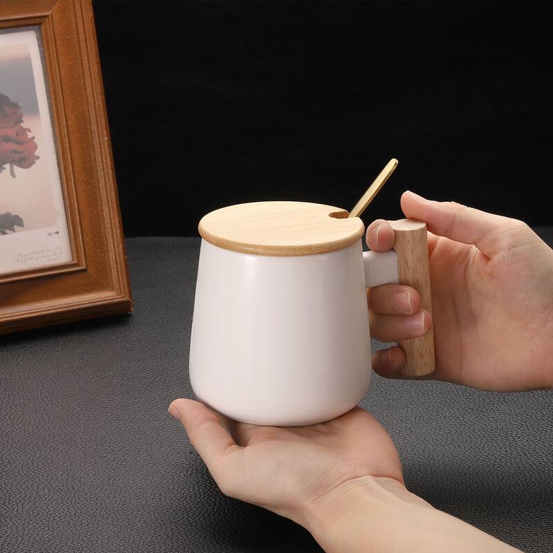 Ceramic Coffee Mug Set 12.85 Oz Handmade Ceramic Mugs Gift Box