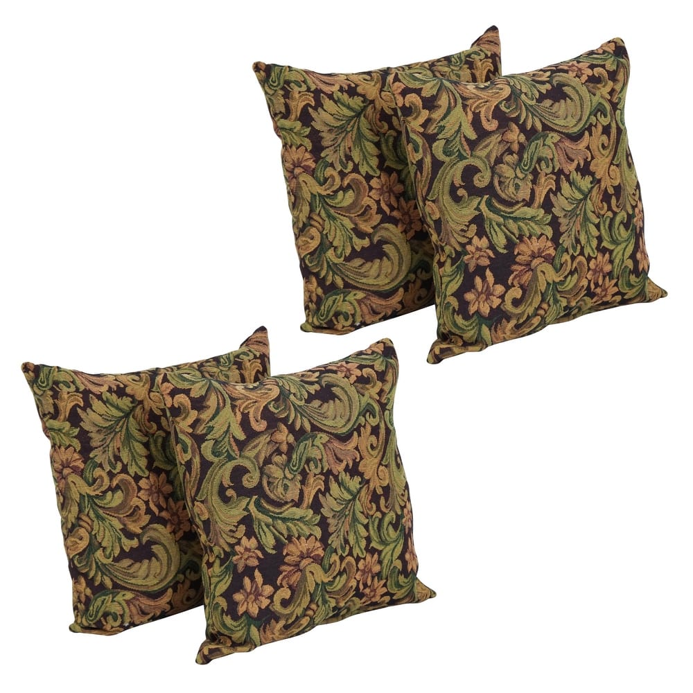 17-inch Tapestry Throw Pillows (Set of 1, 2,or 4)