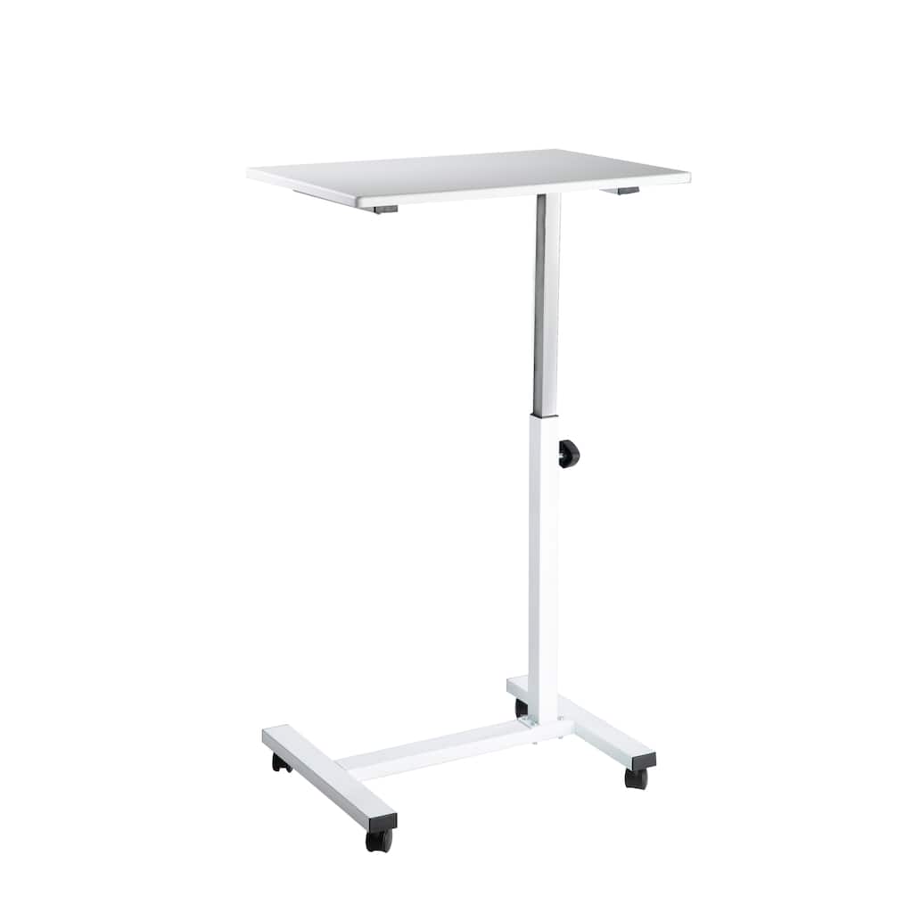 airLIFT 23.6" Overbed Height Adjustable Mobile Side Table Cart