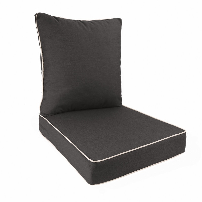 Sunbrella Contrast Corded Deep Seat Cushion by Austin Horn Classics