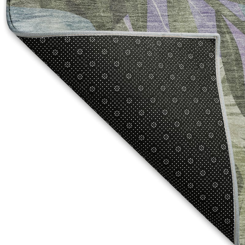 Premium Washable Super Soft Tropical Floral Mayfield Rug