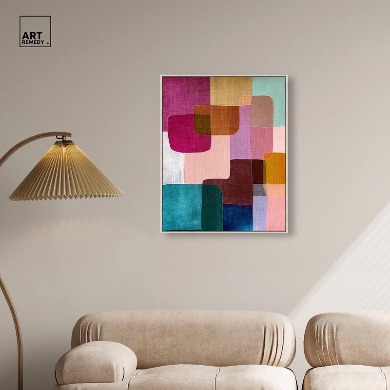Color Block Cadence III Canvas by Art Remedy