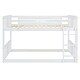 preview thumbnail 25 of 24, Full Over Full Bunk Bed with Ladder and Gray Solid Wood, 300lb Capacity, Space-Saving Design