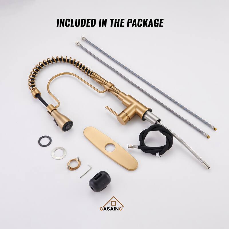 Single Handle Pull Down Sprayer Kitchen Faucet