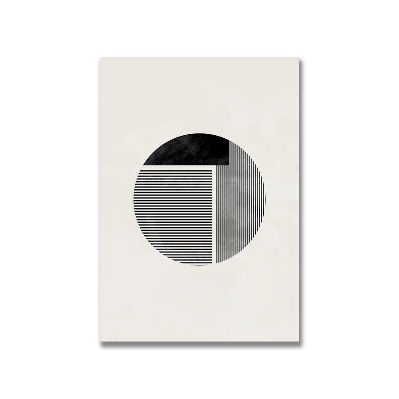 "Minimalist round" Framed Print Wall Art by 1X