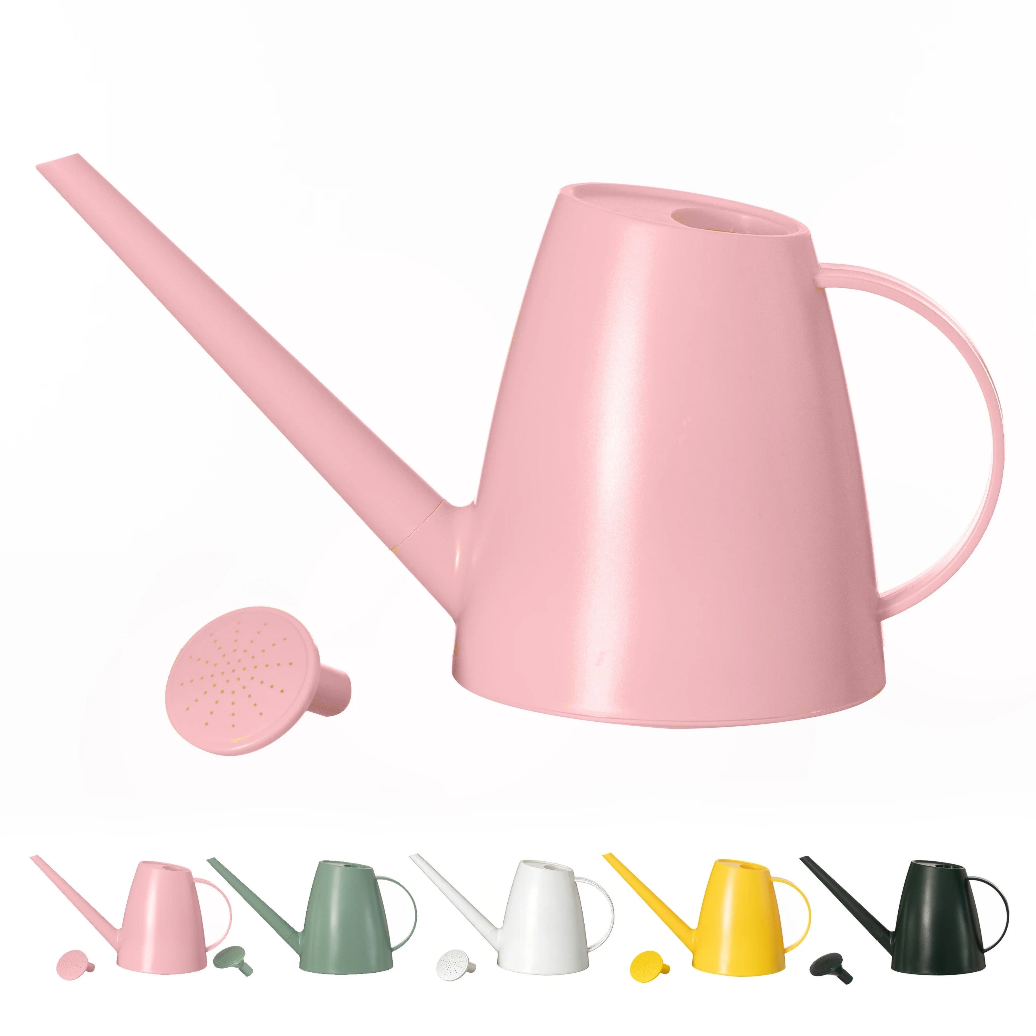 1.8-liter Plastic Watering Can with Detachable Spout & Sprinkler Head