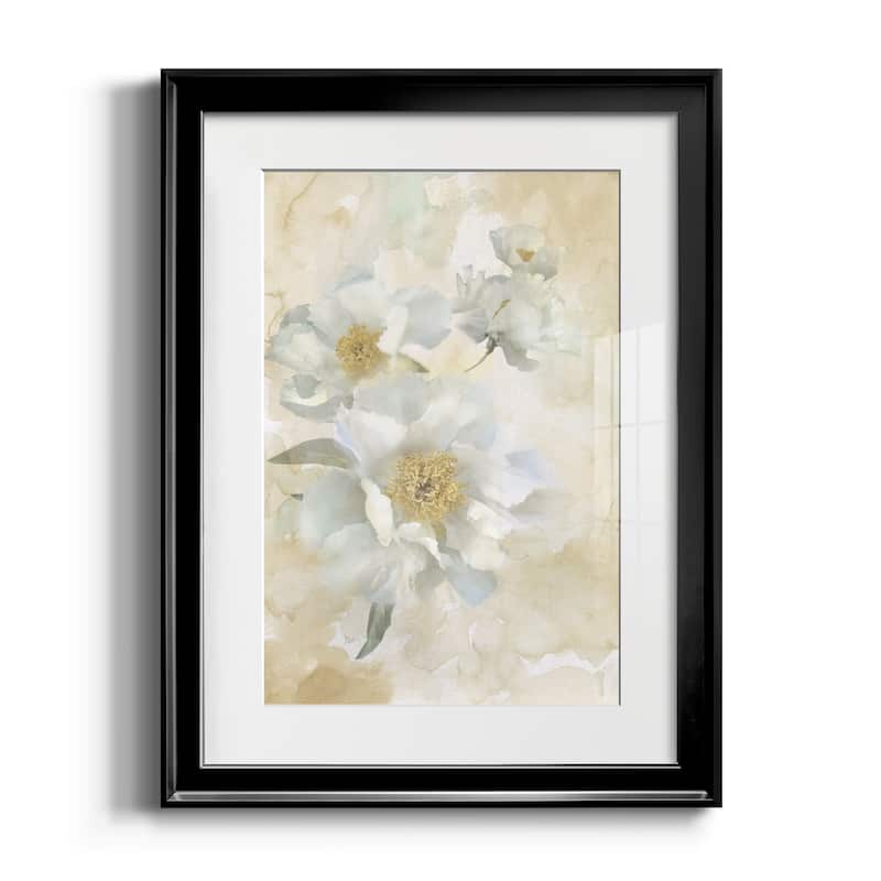 Soft Peonies I Premium Framed Print - Ready to Hang