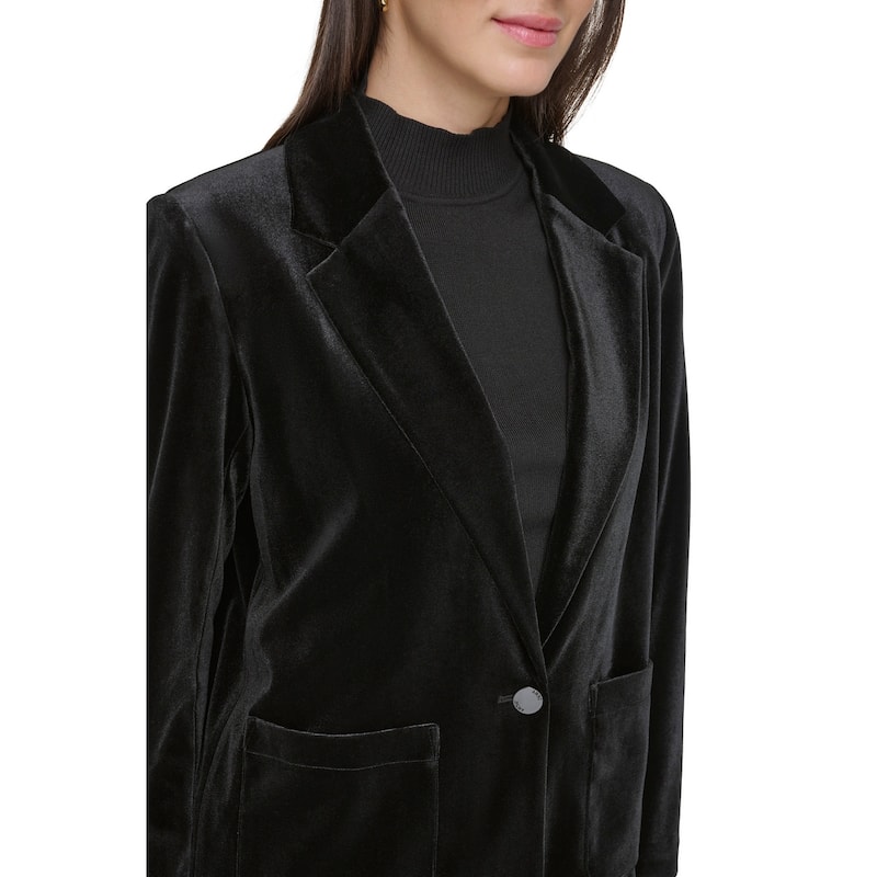 DKNY Velvet Blazer