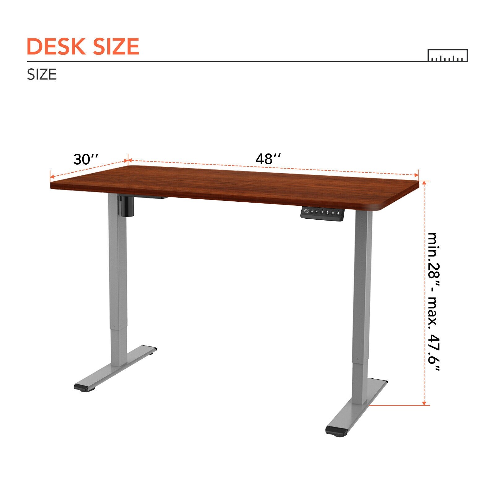 Flexispot standing desk online 48 x 30