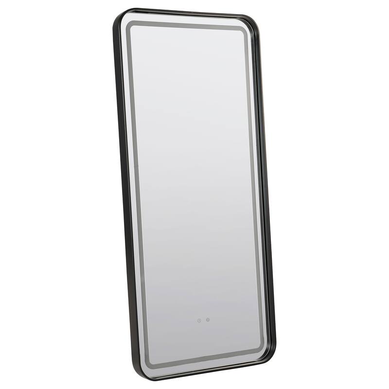Glendora 32 X 71 Inch Led Standing Mirror Bt Speakers