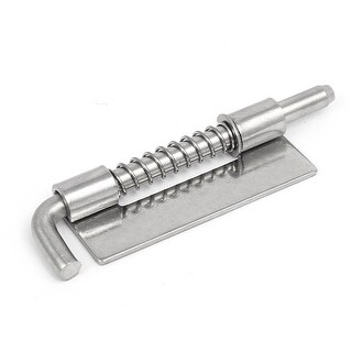 73mmx20mm 304 Stainless Steel Left Hand No Hole Spring Loaded Barrel ...