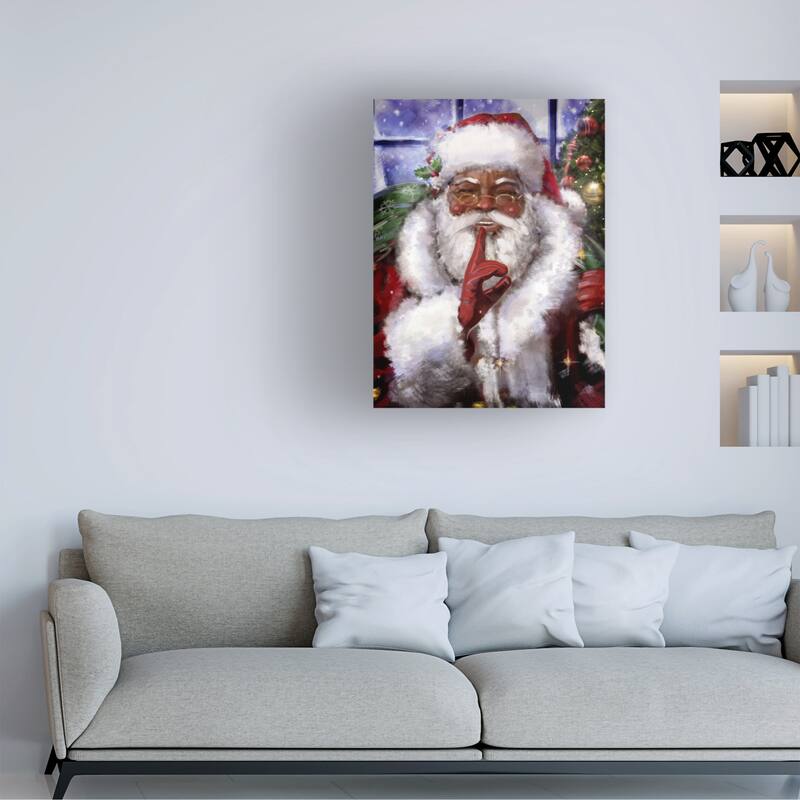 Arnica Burnstone 'Shush' Canvas Art