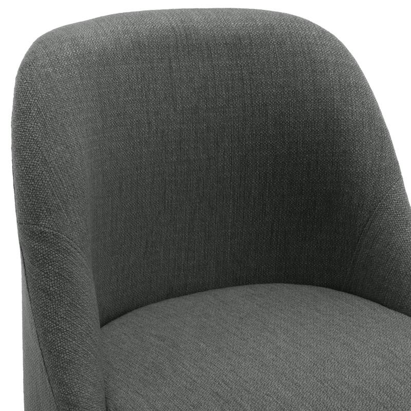 26" Counter Height Swivel Bar Stool, Upholstered Counter Stools - 39.37" (H) x 22.44" (D) x 21.65" (W)